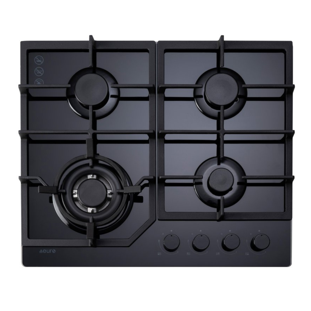 60cm Gas on Glass Cooktop (ECT600GBK2)